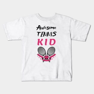 US Open Tennis Kid Racket and Ball Kids T-Shirt